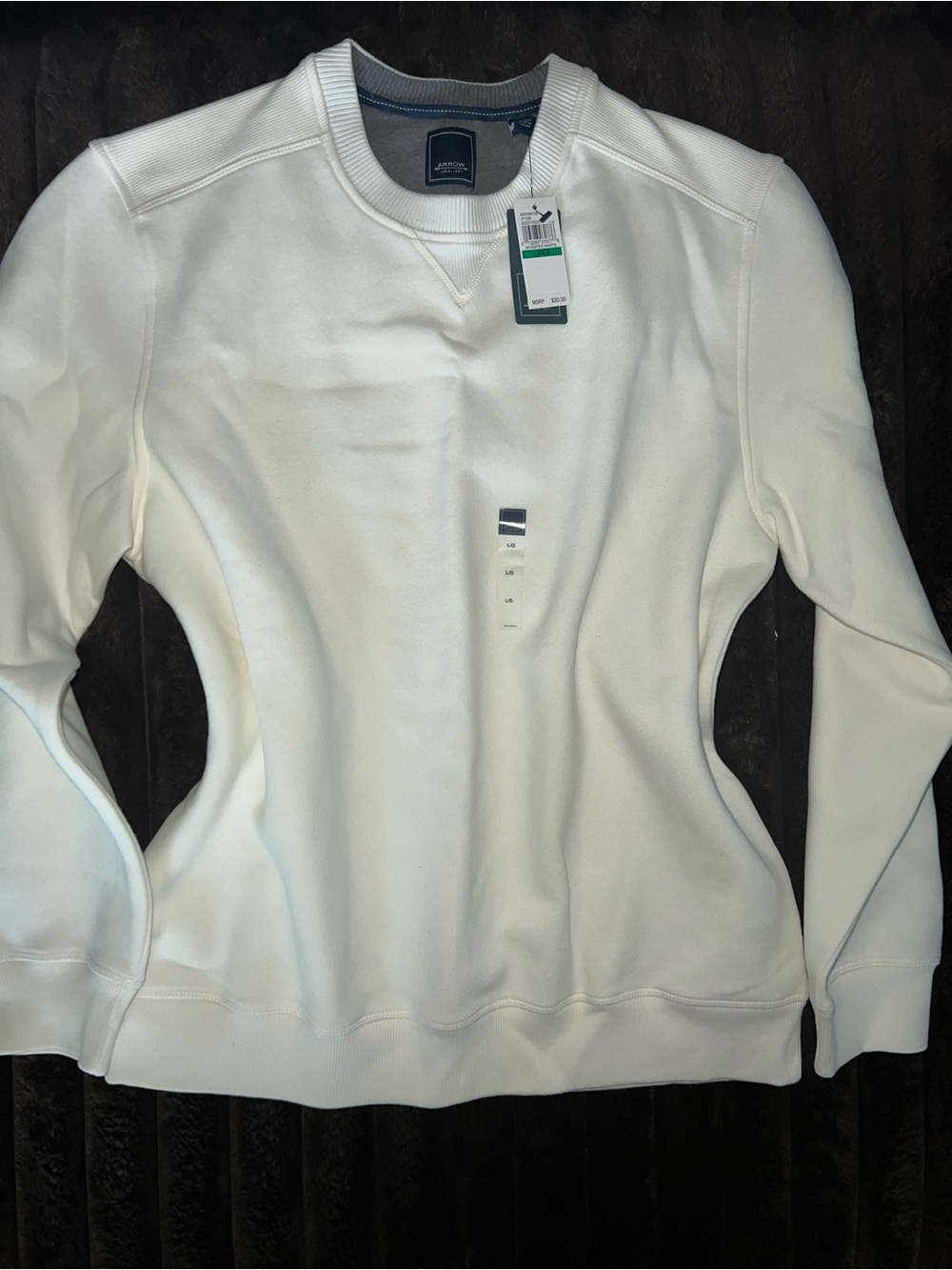 Arrow Women's Cream Crewneck Sweatshirt